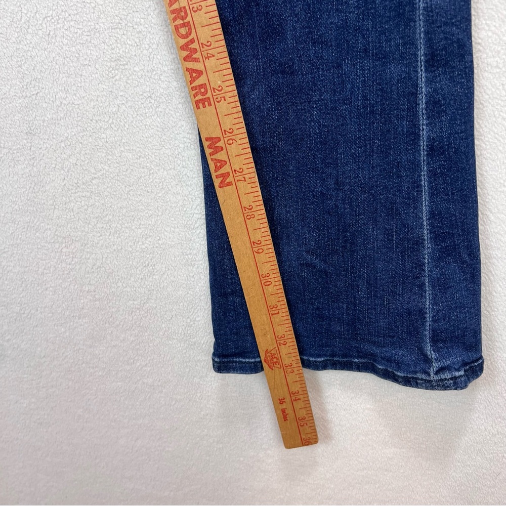 MOTHER High Waisted Runaway Skinny Flare Jeans SIZE 27 Teaming Up Stretch Denim - Picture 5 of 14